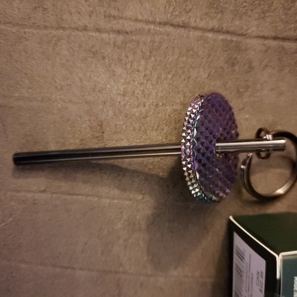 Starbucks Iridescent Key Chain Cold Cup with straw - Picture 5 of 8